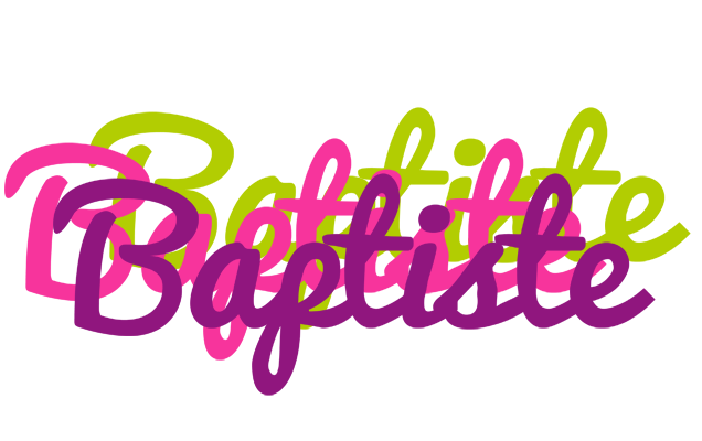 Baptiste flowers logo