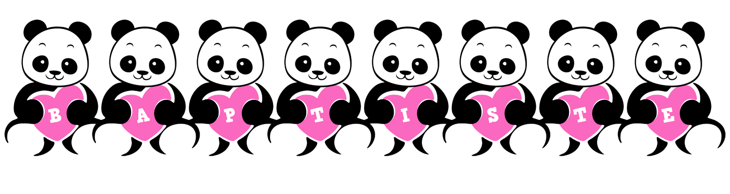 Baptiste love-panda logo