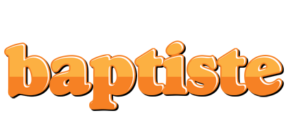 Baptiste orange logo
