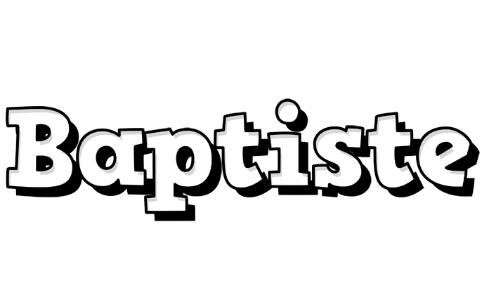 Baptiste snowing logo