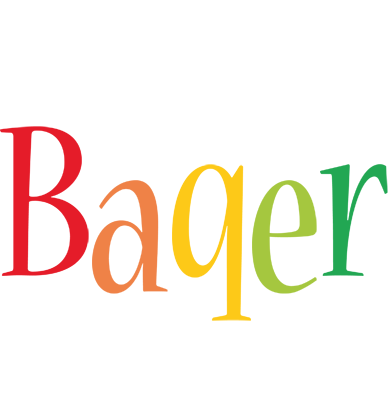 Baqer birthday logo