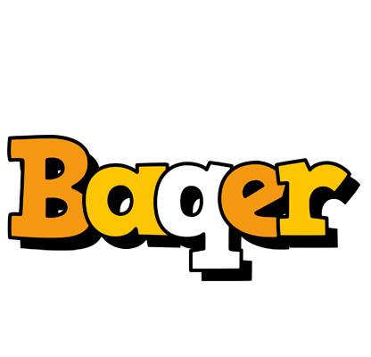 Baqer cartoon logo