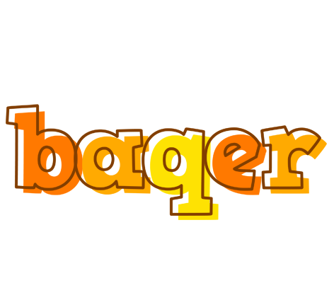 Baqer desert logo