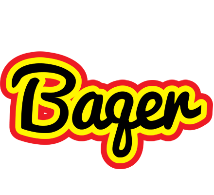 Baqer flaming logo
