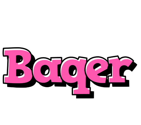Baqer girlish logo