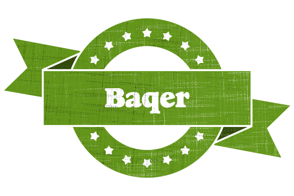 Baqer natural logo