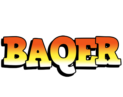 Baqer sunset logo