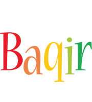 Baqir birthday logo