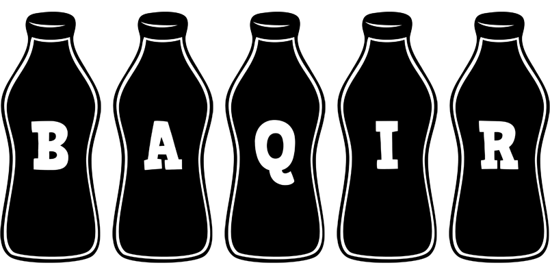 Baqir bottle logo