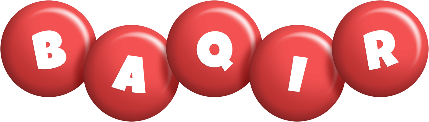 Baqir candy-red logo