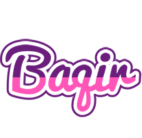 Baqir cheerful logo