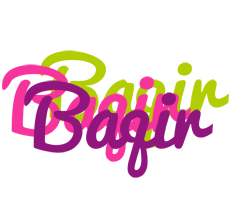 Baqir flowers logo