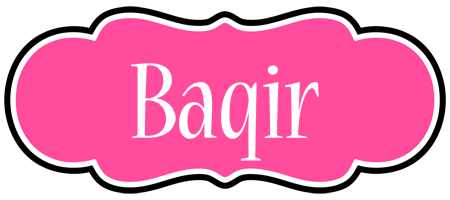 Baqir invitation logo