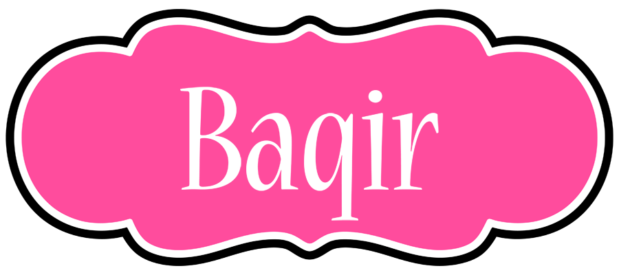 Baqir invitation logo
