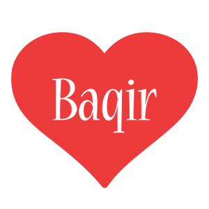 Baqir love logo