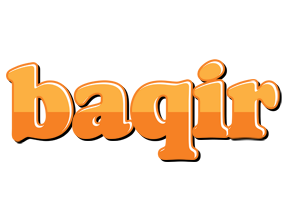 Baqir orange logo