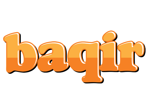 Baqir orange logo