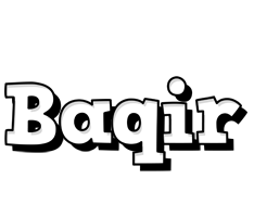 Baqir snowing logo