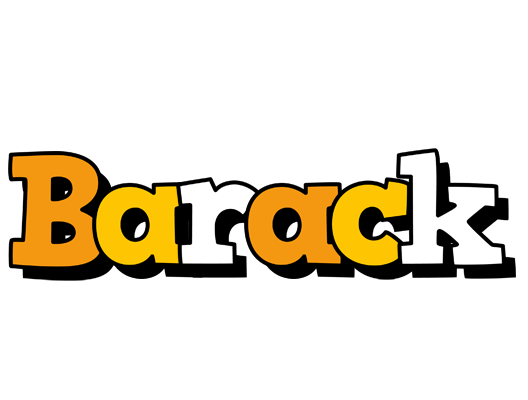 Barack cartoon logo