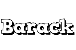 Barack snowing logo