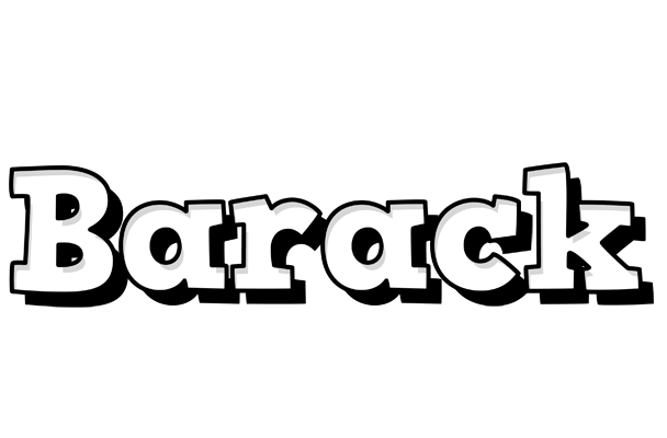Barack snowing logo