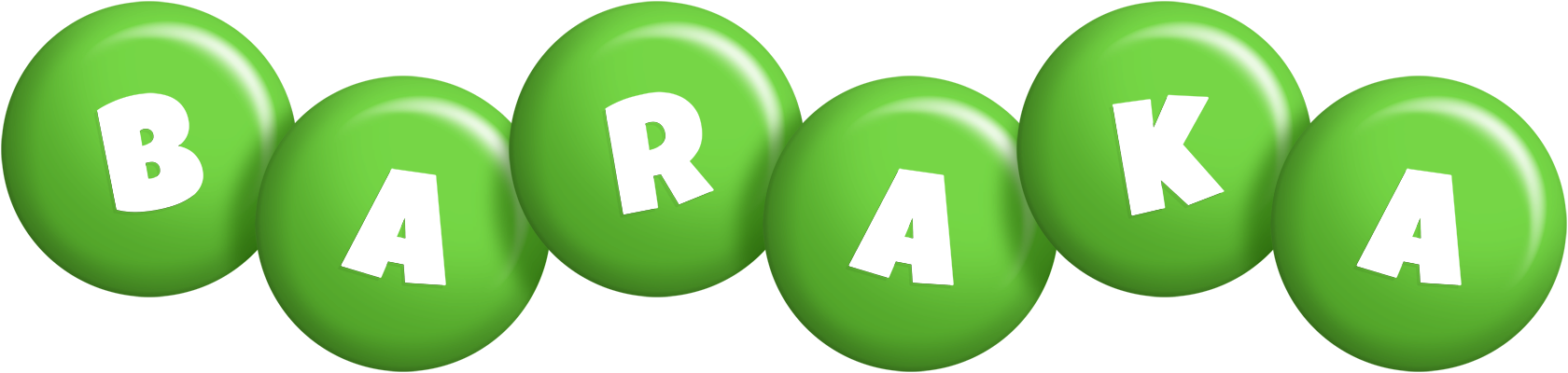 Baraka candy-green logo