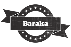Baraka grunge logo