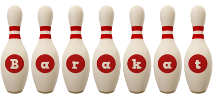 Barakat bowling-pin logo