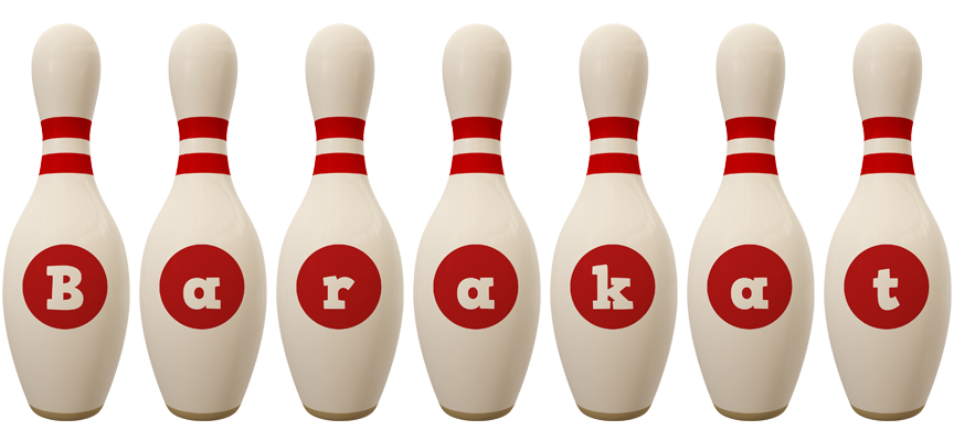 Barakat bowling-pin logo