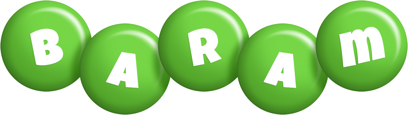 Baram candy-green logo