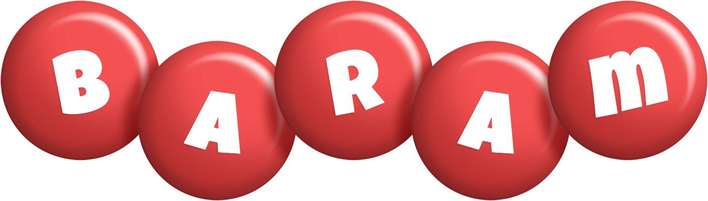 Baram candy-red logo