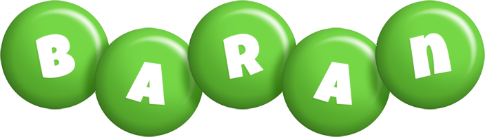 Baran candy-green logo
