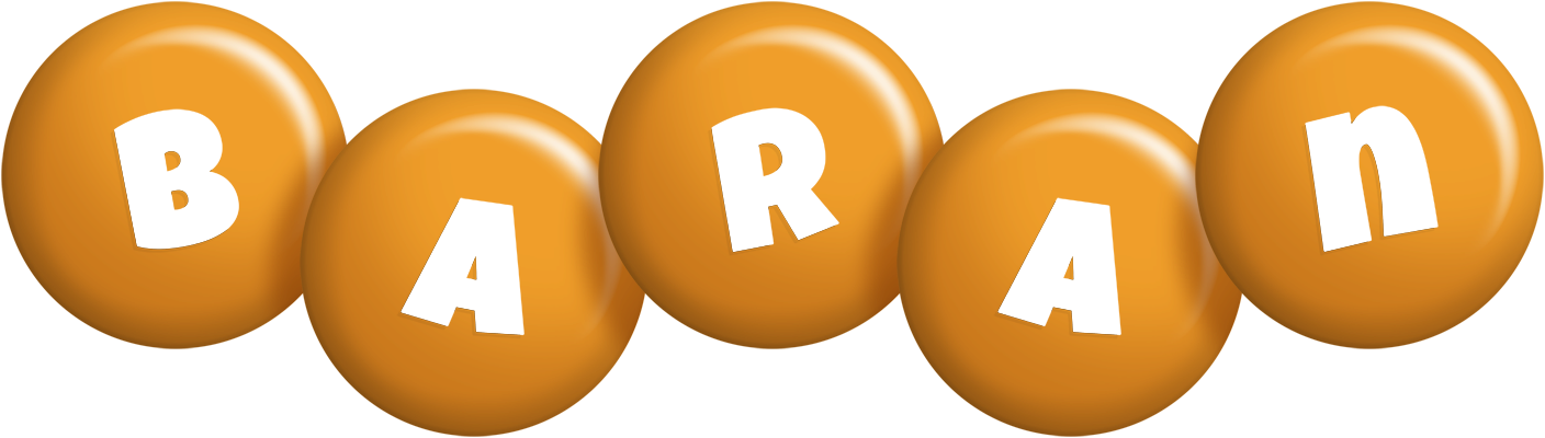 Baran candy-orange logo