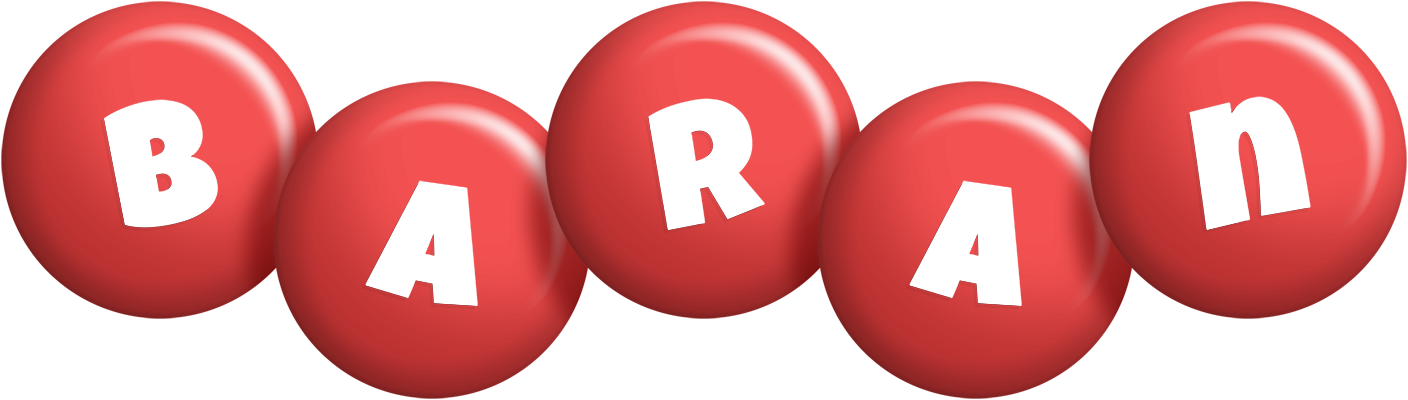 Baran candy-red logo