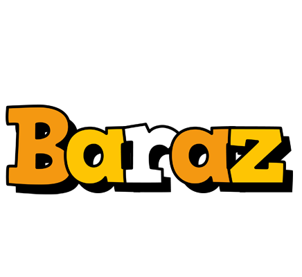 Baraz cartoon logo