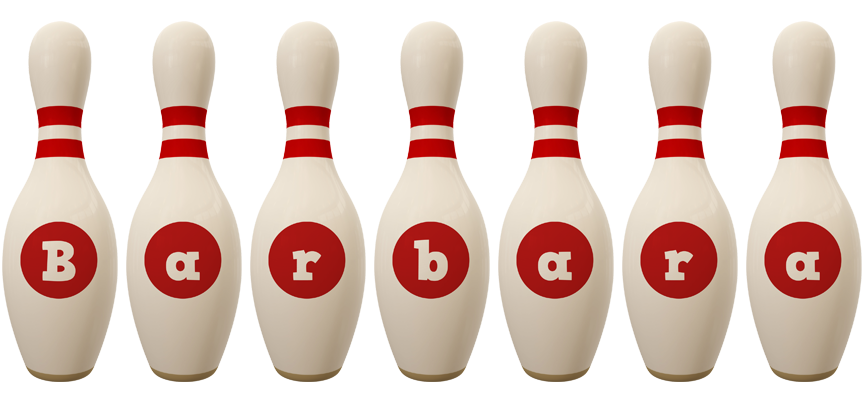 Barbara bowling-pin logo