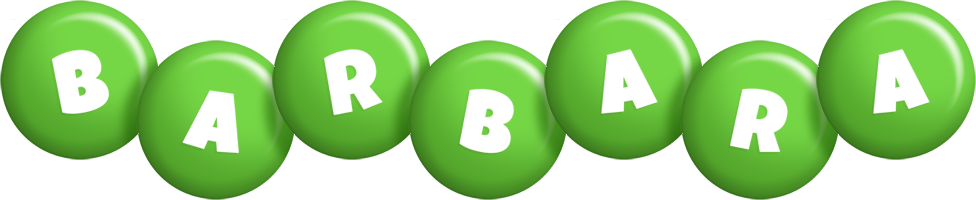Barbara candy-green logo