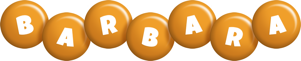 Barbara candy-orange logo