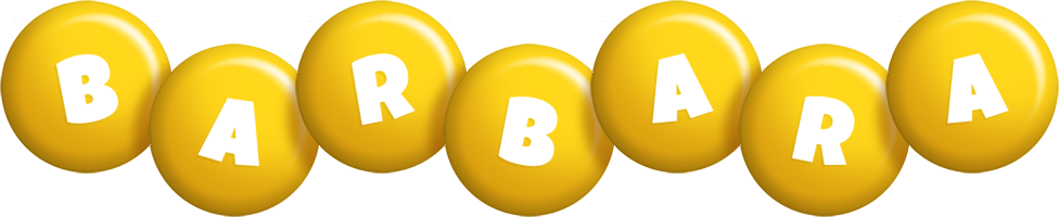 Barbara candy-yellow logo