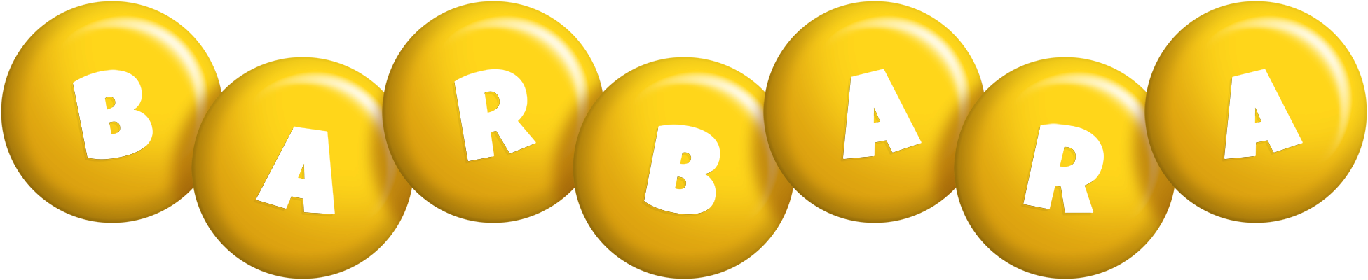 Barbara candy-yellow logo