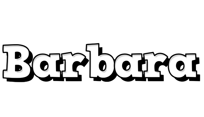 Barbara snowing logo