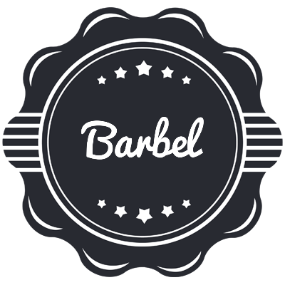 Barbel badge logo