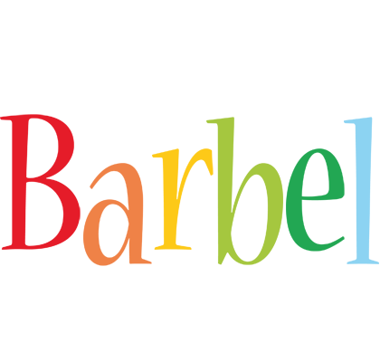 Barbel birthday logo
