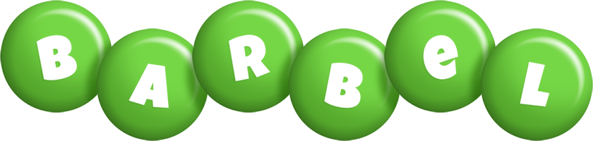 Barbel candy-green logo