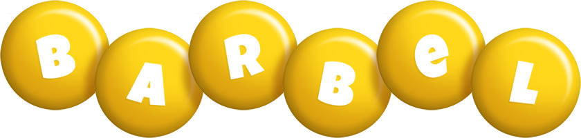 Barbel candy-yellow logo