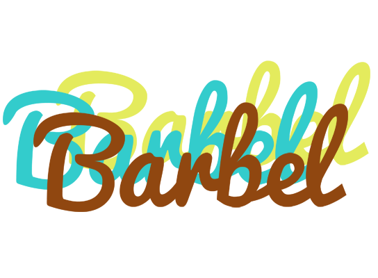 Barbel cupcake logo