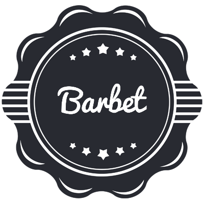 Barbet badge logo
