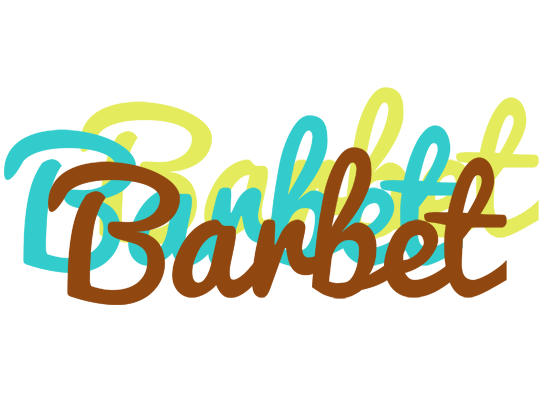 Barbet cupcake logo