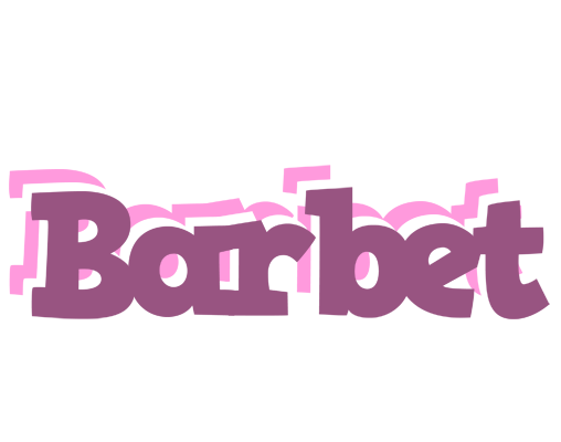 Barbet relaxing logo