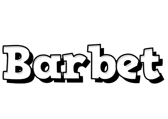Barbet snowing logo